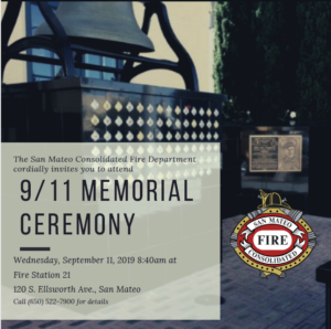 9/11 Memorial Ceremony Flyer